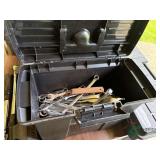 Toolbox of Combination and Crescent wrenches