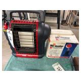 Buddy propane Heater and Mr. Heater Jr.