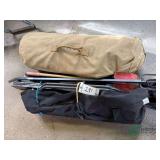 Camping canopy, camping table and misc.