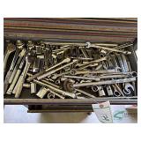 Toolbox of ratchets, sockets and combination wrenches