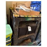 Foldable Saw Horses and Container of brackets