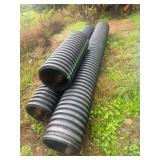 (3) 16" Black Corrugated Pipe/Tile