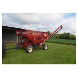 J&M Wagon with brush unloading auger