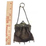 Chainmail mesh mini bag, purse, coin purse