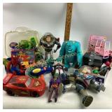 Toys including Sully Monsters Inc. Buzz Lightyear