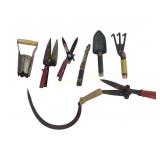 Hand Tools Including Shears, Sickle, Trowel
