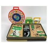 No. 5 Gilbert Microscope set, in box, the bee
