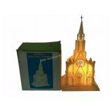 Musical electric church, lights up and plays