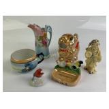 Bonzo Creamer, Norcrest Pitcher, Lusterware small