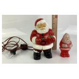 Santa Claus Plastic Light-Up Figurine, Small Santa
