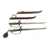 Two Decorative Swords with Scabbards