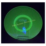 Uranium Optic Green Glass Plate