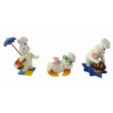 3 Danburry Mint Pillsbury Doughboy Figurines