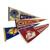 4 Collectible Pennants