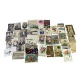 Victorian, Photo Postcards, embossed