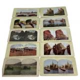 Stereoview Cards with Scenic Landscapes
