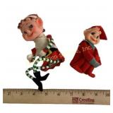 Knee-Hugger Elf Christmas Ornaments