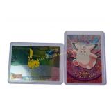 2 Pokemon Topps Holo Cards