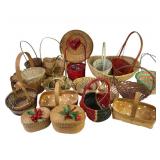 Large lot of Woven Baskets