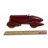 Wyandotte Boat Tail Streamline Metal Toy Race Car