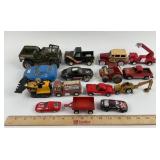 Clover toy car, tootsietoy: Porsche, truck,