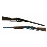 [2] Daisy model 960 toy bb guns, one painted and