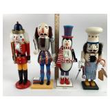 Nutcrackers: William Shakespeare, Chef, Santa,