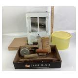 Pro Standard Heater, Curlers, Brushes, Tupperware