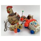 Fisher Price rolling toys: the cackling hen,