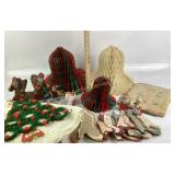 Honeycomb Paper Bells, ï¿½plastic Figurines, Stencil
