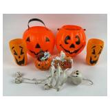 Large Collectible Halloween Lot: Skeleton Wind