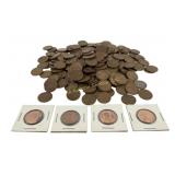 Wheat Pennies: 1944, 1953, 1955, 1956 1958, and