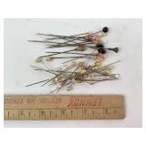 Pearl like Hat pins and corsage pins