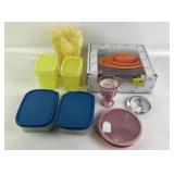 Tupperware Containers, 3 Piece Fiesta Set, Diamond