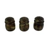 Sterling Silver Miniature Salt Shakers, 20.74