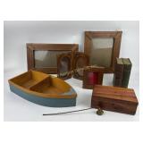Wood Frames, Lane Cedar Box, Decorative Boat