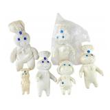 6 Older Pillsbury Doughboys and Doughgirl Lot
