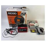 Cordless Wet Dry Vac, Car Battery Charger, Staple