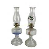 Glass Oil Lamps With Chimneys