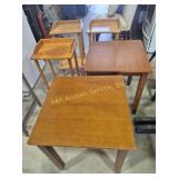 Wood End Tables / Side Tables (5): 2 Are 19 in. X