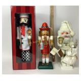 Nutcrackers; Bombay Chef Lasagna, Holzkunst Christ