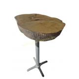 Live Edge Wood Hi Top Bar Style Table (approx. 31