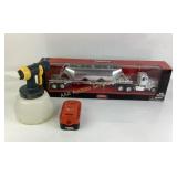 Die-Cast Peterbilt Model Truck, Paint Sprayer, Bla