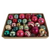Glass Christmas Ornaments, Some Marked Shiny Brite