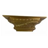 Gold Finish Wall Shelf