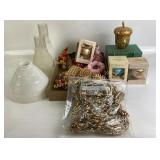 Christmas Ornaments, Garland, Lamp Globes