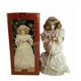 Porcelain Angel Christmas Tree Topper
