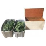 Artificial Christmas Tree, storage Trunk