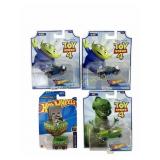 Nos Hotwheels Toy Story 4 & Minecraft- 4 character