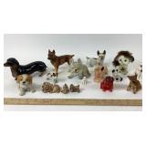 Porcelain Dog Figurines Made in Japan